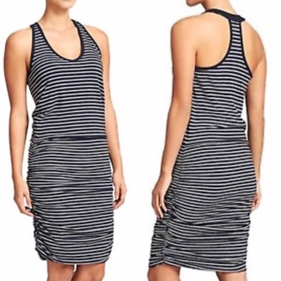 ATHLETA STRIPED TEE RACERBACK DRESS H. - Picture 15 of 16